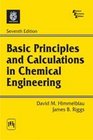 Basic Principles and Calculations in Chemical Engineering 7th Edition