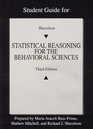 Student Guide for Statistical Reasoning for the Behavioral Sciences