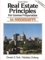 Real Estate Principles for License Preparation in Mississippi