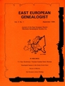 East European Genealogist Vol. 3 1994