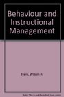 Behavior and Instructional Management An Ecological Approach