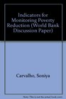 Indicators for Monitoring Poverty Reduction