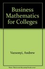 Business Mathematics for Colleges