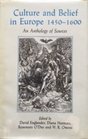 Culture and Belief in Europe 14501600 An Anthology of Sources