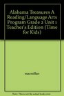 Alabama Treasures A Reading/Language Arts Program Grade 2 Unit 1 Teacher's Edition