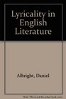 Lyricality in English Literature