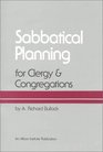Sabbatical Planning