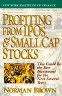 Profiting from IPO's and Small Cap Stocks