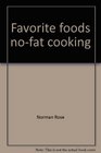 Favorite foods nofat cooking