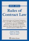 Rules of Contract Law Statutory Supplement