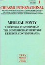 Chiasmi International 1 Trilingual Studies Concerning the Thought MerleauPonty's Thought