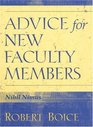 Advice for New Faculty Members