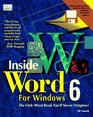 Inside Word for Windows 6/Book and Disk