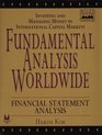 Fundamental Analysis Worldwide Investing and Managing Money in International Capital Markets  Financial Statement Analysis