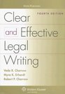 Clear and Effective Legal Writing
