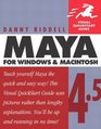 Maya 45 for Windows and Macintosh Visual QuickStart Guide