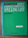 The Essential Spelling Book 1