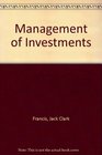 Management of Investments