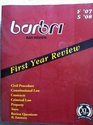 Barbri Bar Review First Year Review F '07 S'08 Civil Procedure Constitutioanl Law Contracts Criminal Law Property Torts Review Questions Answers