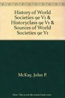 History of World Societies 9e V1  HistoryClass 9e V1  Sources of  World Societies 9e V1