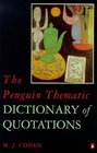 Penguin Thematic Dict of Quotation
