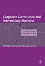 Corporate Governance and International Business Corp Governance  Int Business