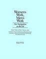 Women's Work Men's Work Sex Segregation on the Job