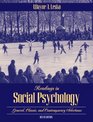 Readings in Social Psychology General Classic and Contemporary Selections