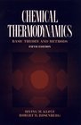 Chemical Thermodynamics Basic Theory and Methods 5th Edition