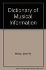 Dictionary of Musical Information