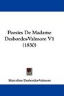 Poesies De Madame DesbordesValmore V1