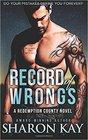 Record of Wrongs (Redemption County) (Volume 1)