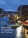 Marketing for Hospitality  Tourism