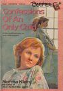 Confessions of An Only Child