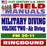 21st Century US Army Field Manuals Military Diving FM 2011 Volume 2 Air Diving Operations Scuba SurfaceSupplied Air Decompression Ice and Cold Operations