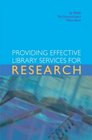 Providing effective library services for research