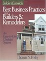 Best Business Practices for Builders  Remodelers An EasyToUse Checklist System