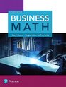 Business Math Plus MyMathLab  Access Card Package