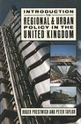 Introduction to Regional and Urban Policy in the United Kingdom