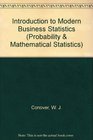 Introduction to Modern Business Statistics