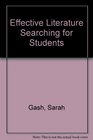Effective Literature Searching for Students