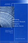 Reframing Persistence Research to Improve Academic Success New Directions for Institutional Research