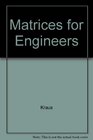 Matrices for Engineers