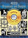 489 Ornaments and Designs CDROM and Book