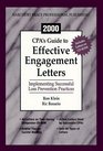 Cpa's Guide to Effective Engagement Letters 2000 Implementing Successful Loss Prevention Practices