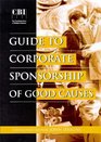The CBI Guide to Corporate Sponsorship of Good Causes