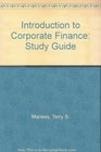 Introduction to Corporate Finance Study Guide