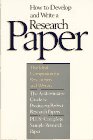 How to Develop and Write a Research Paper