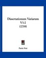 Dissertationum Variarum V12
