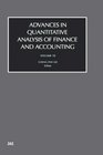 Advances in Quantitive Analysis of Finance and Accounting Volume 10